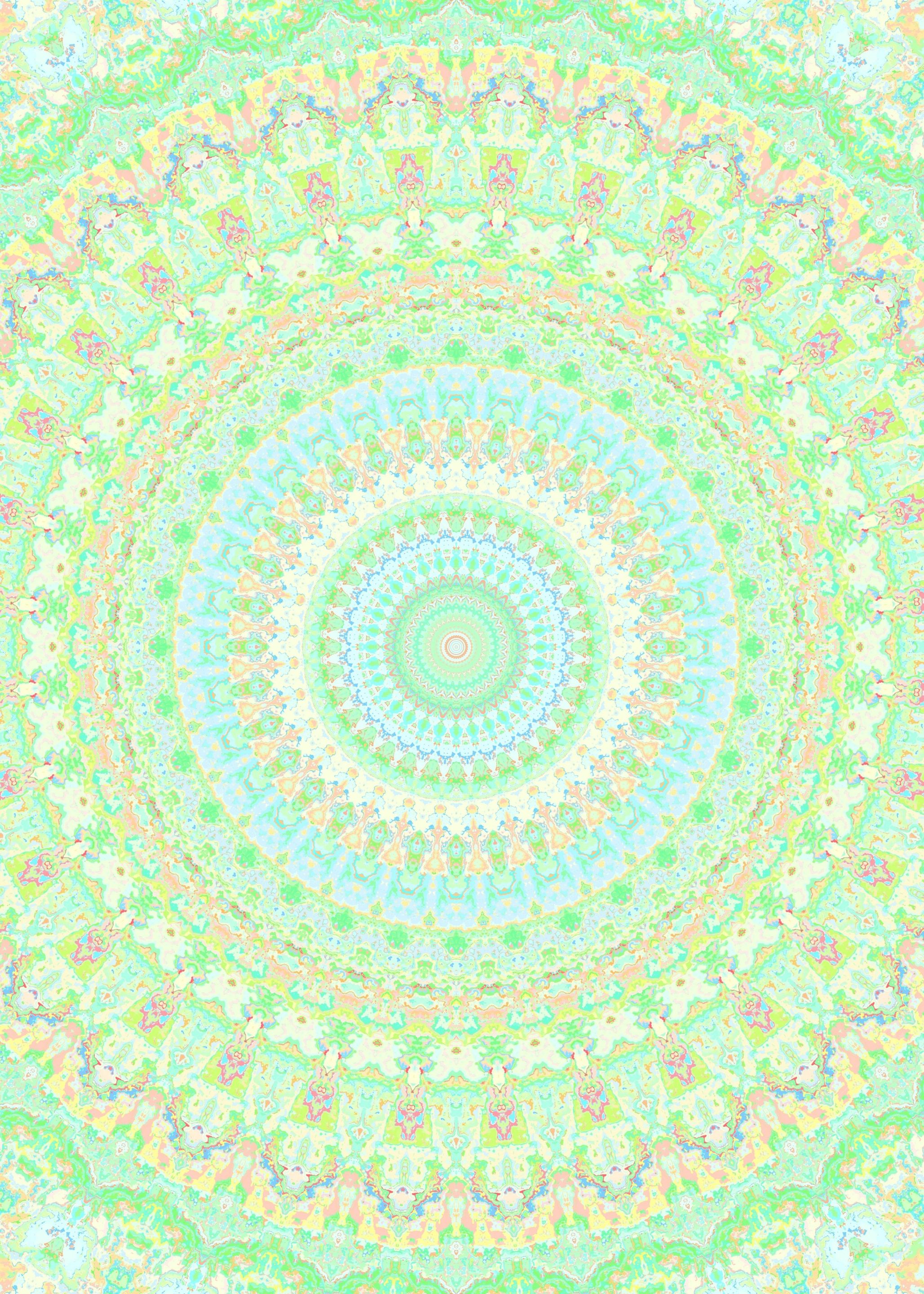Trippy Colorful Mandala