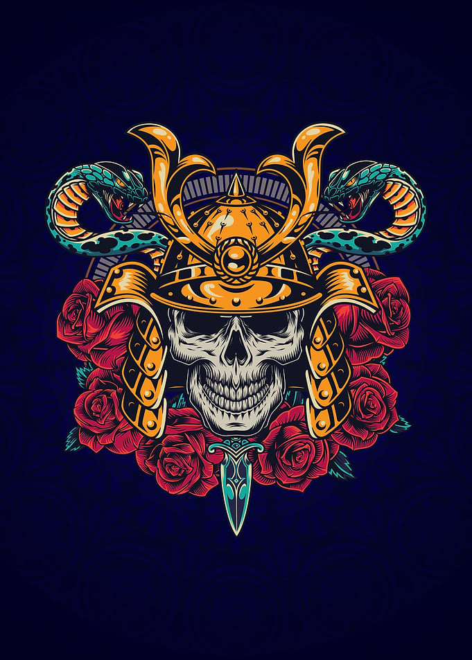 Samurai Skull