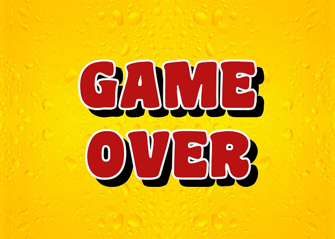 Game over curvy beer