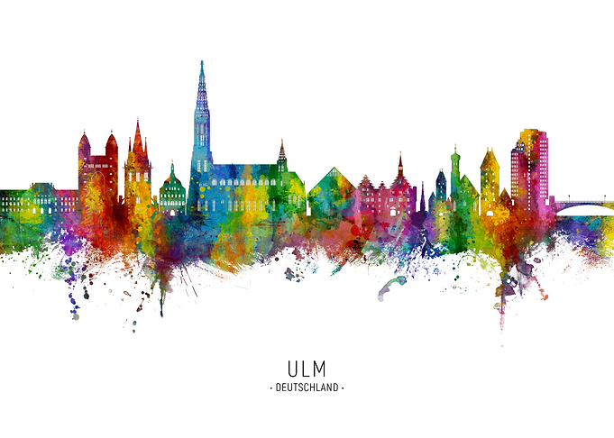 Ulm Skyline Deutschland