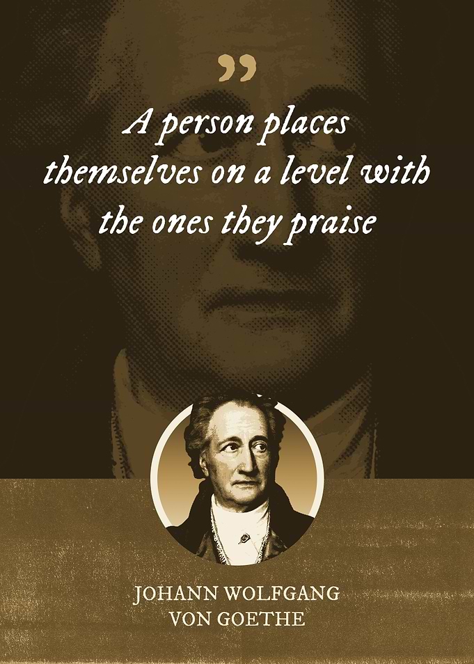 A person places themselves