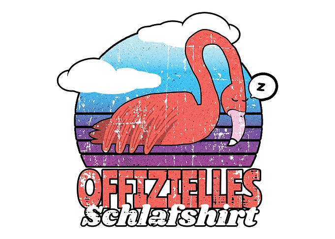 Vintage Flamingo Geschenk