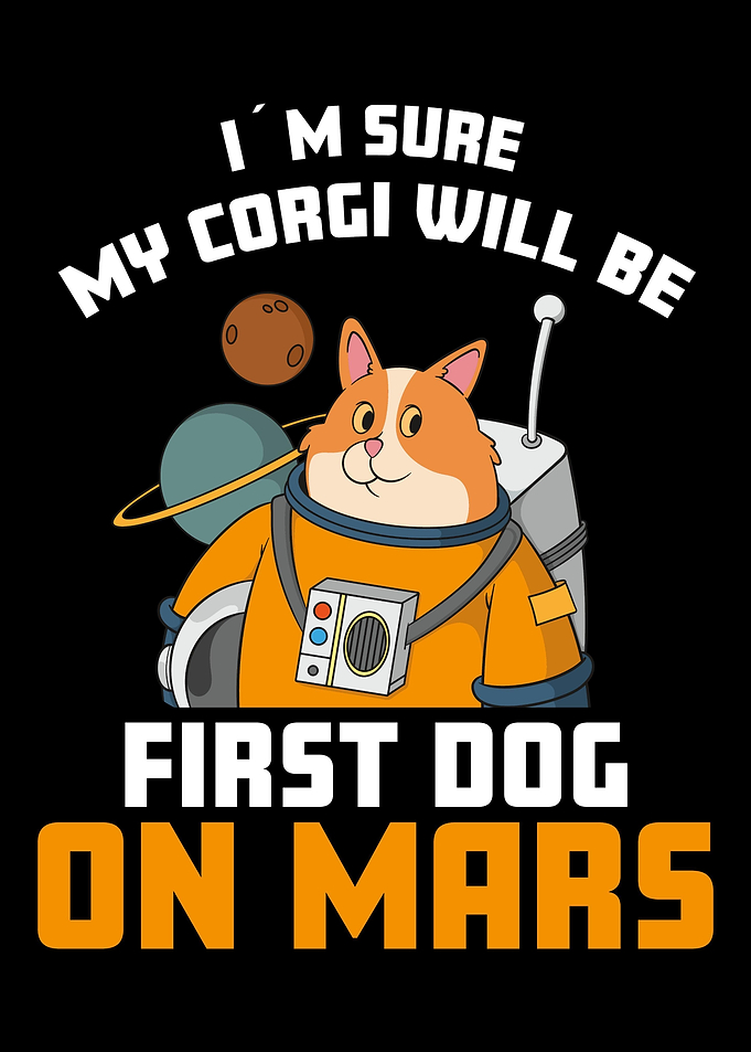 First on Mars Corgi Lover