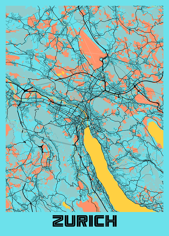 Zurich Gloria City Map