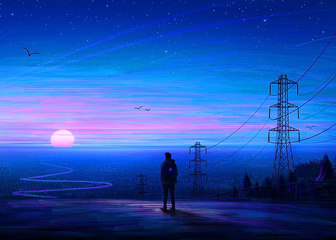 Fantasy space art