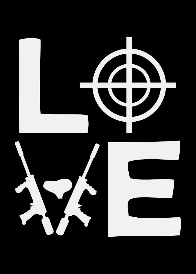 Paintball Love Target Aim