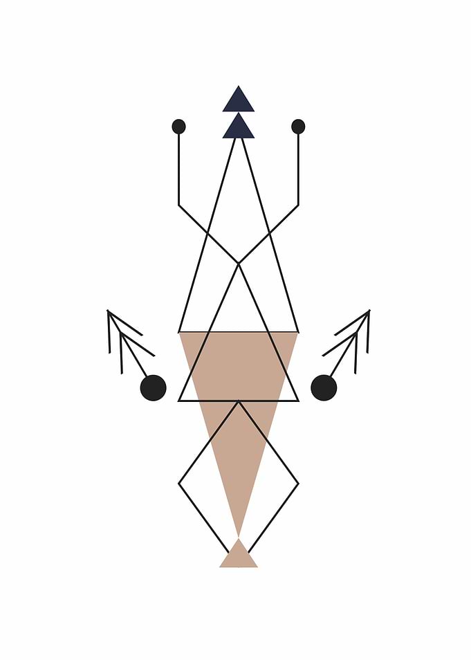 abstract triangle