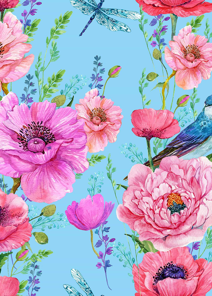 Sweet Poppy Pattern 07