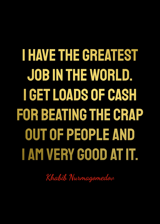 Khabib Nurmagomedov Quotes