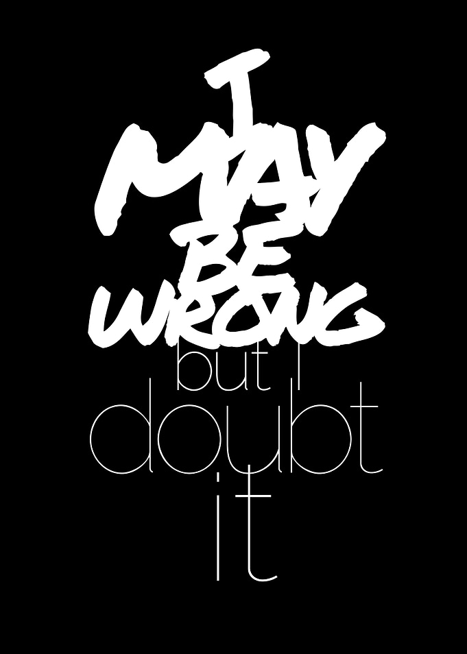 I may be wrong but