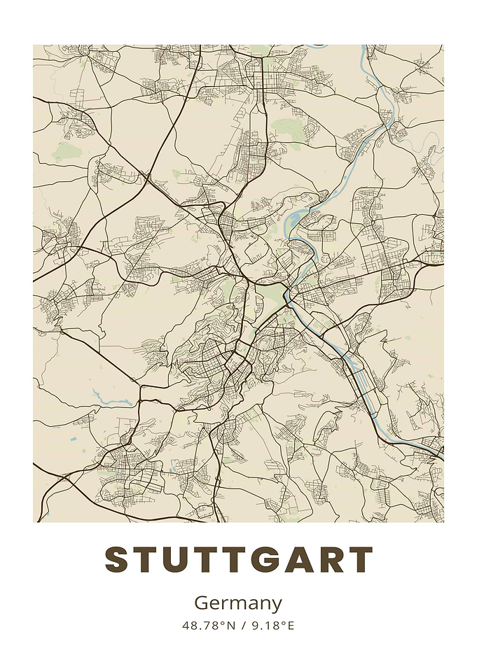 Stuttgart City Map