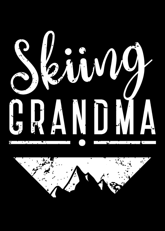 Skiing Grandma