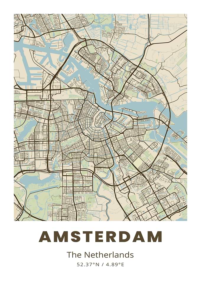 Amsterdam City Map