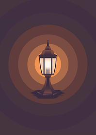 Illustration Negative Lamp