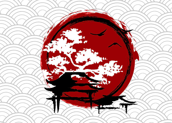 Japanese art drawing