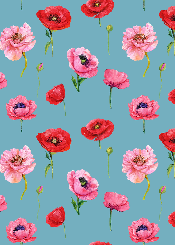 Sweet Poppy Pattern 01