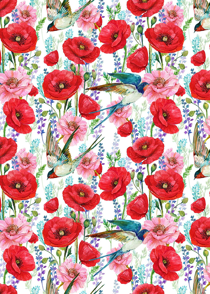Sweet Poppy Pattern 05