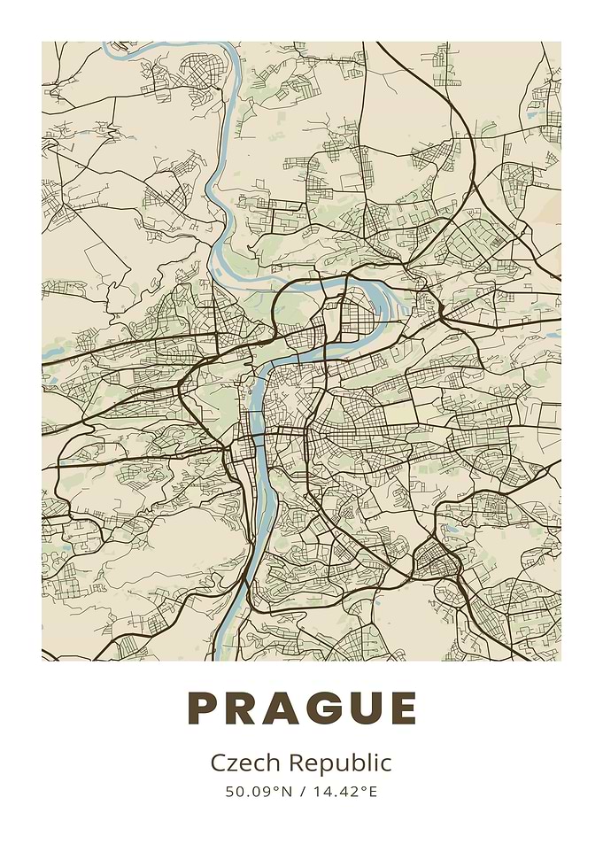 Prague City Map