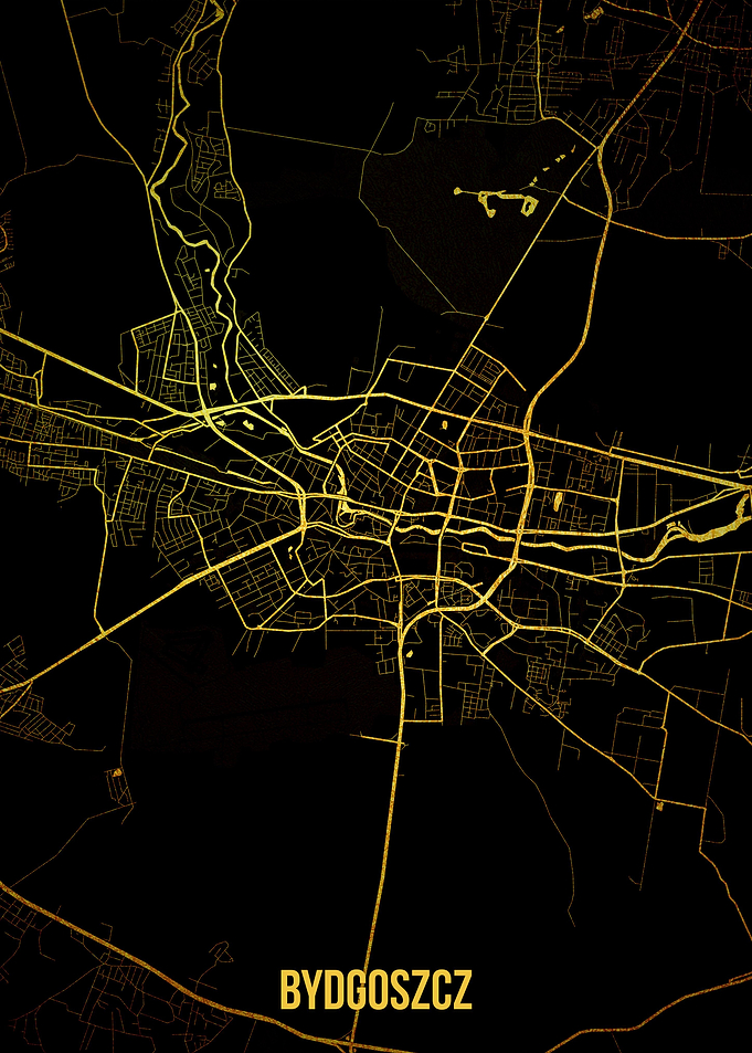 Bydgoszcz gold map
