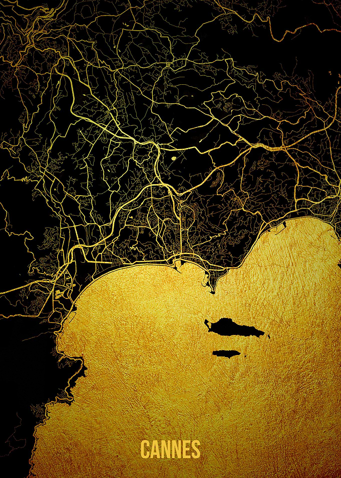 Cannes gold map