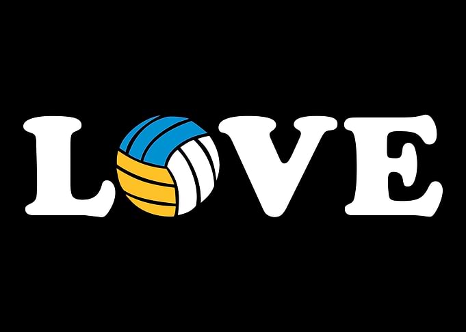 Beach volleyball love