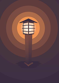 Illustration Negative Lamp