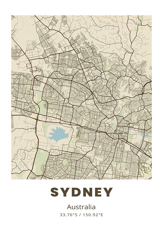 Sydney City Map