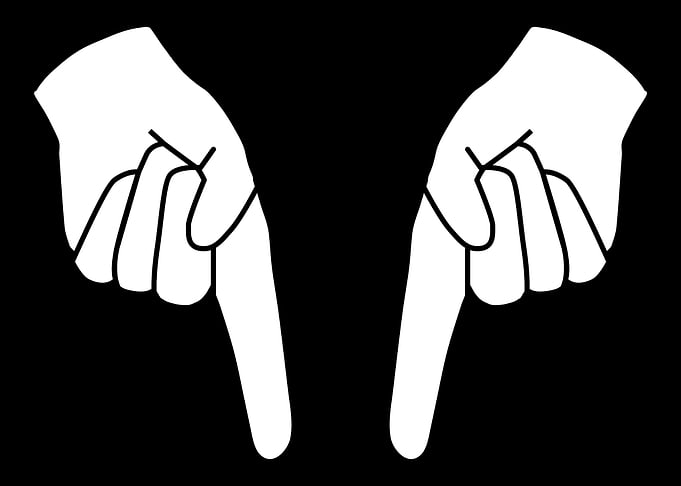 Beach volleyball hands