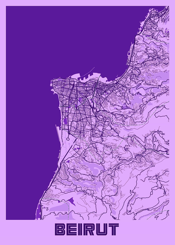 Beirut Lavender Map