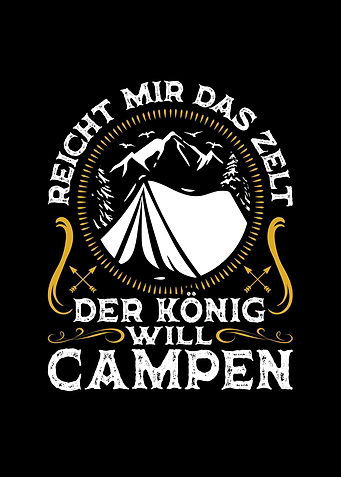 Campen Spruch Camping