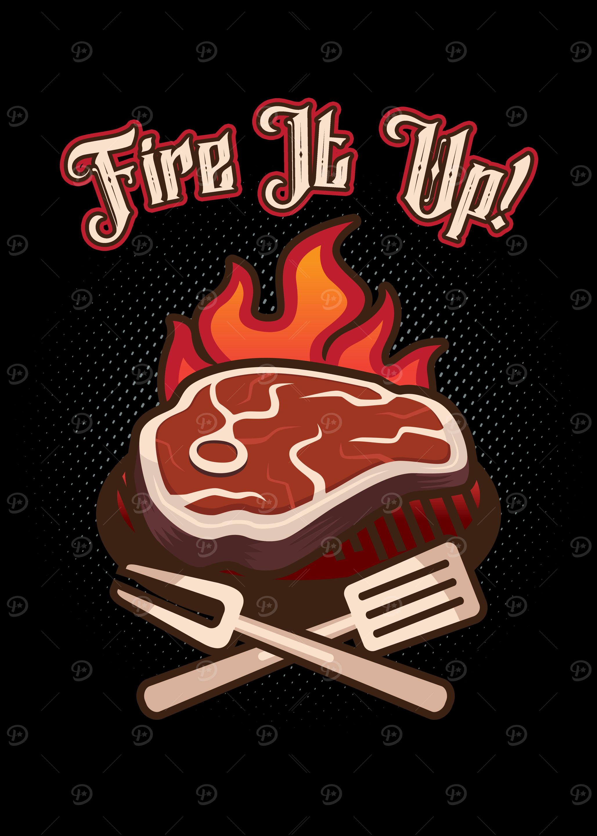 BBQ Fire It Up Grill Lover