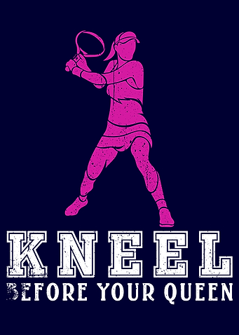 Tennis Kneel down before