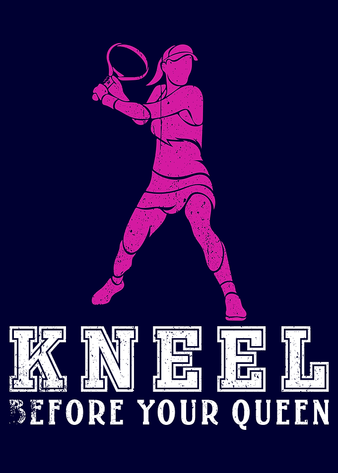 Tennis Kneel down before