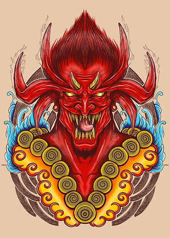 Onimusha Devil Face Angry