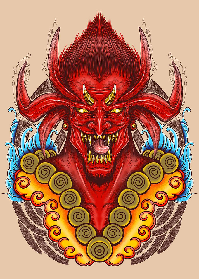 Onimusha Devil Face Angry