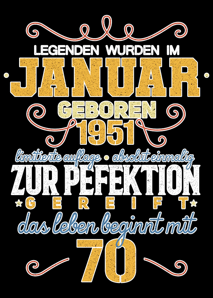 Januar 1951 Leben beginnt
