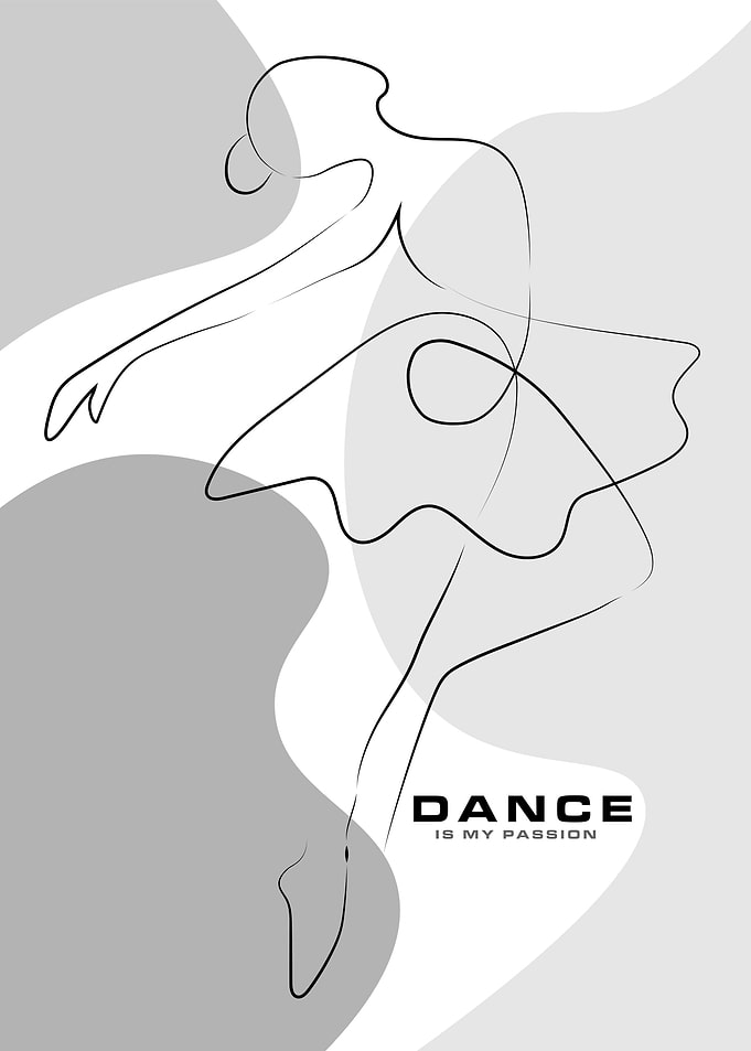 Woman Dance Line body