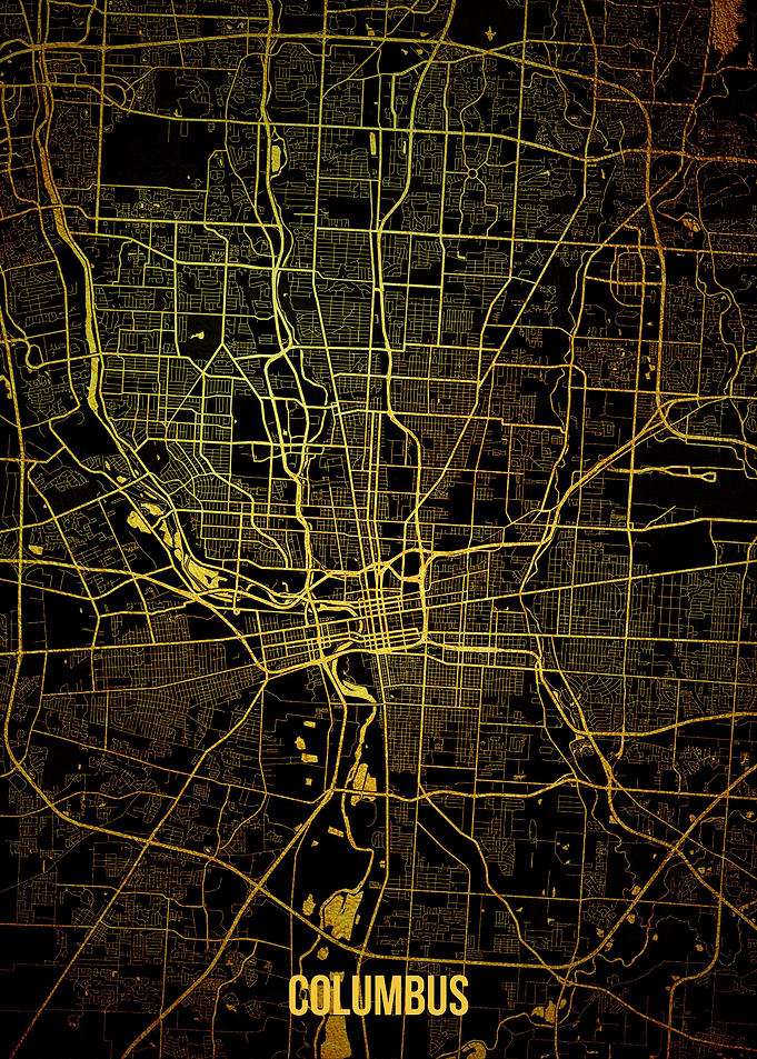 Columbus gold map