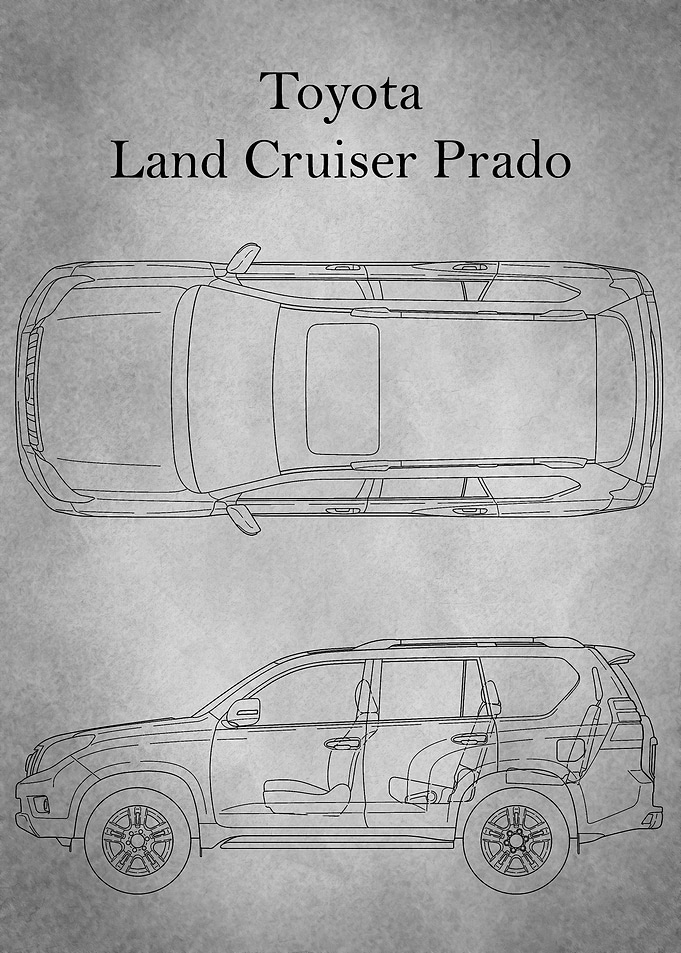 Toyota Land Cruiser gray