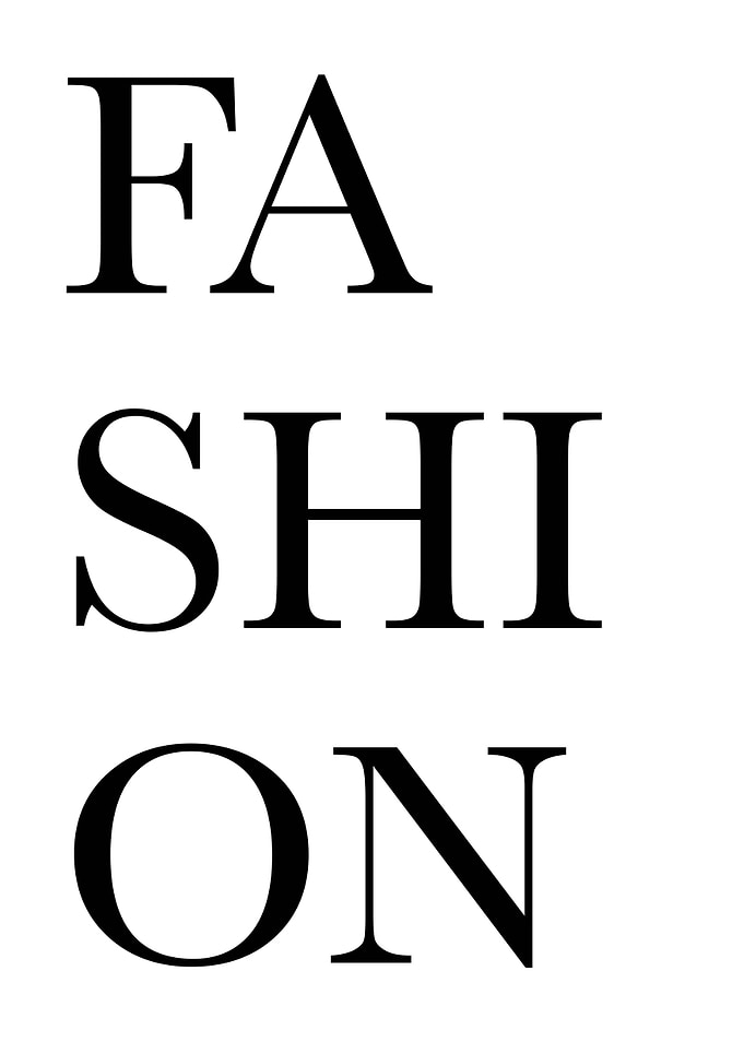 Fashion text art