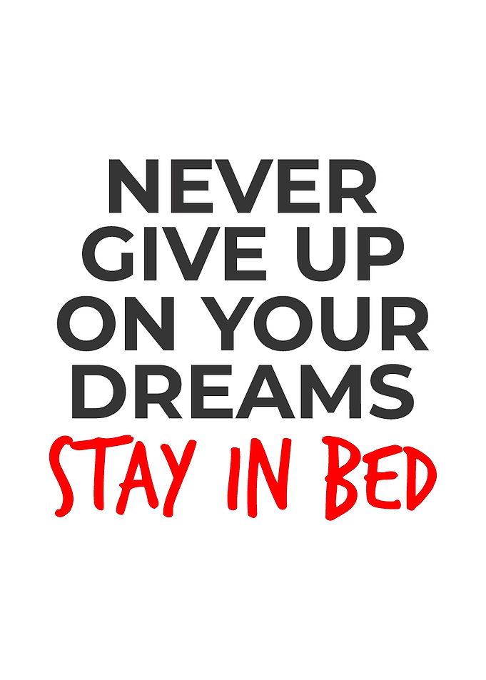 Never Give up