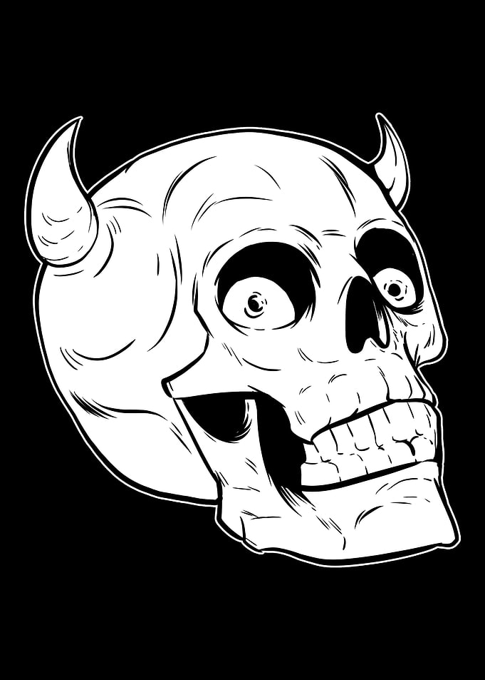 Skeleton Horror Skeleton F