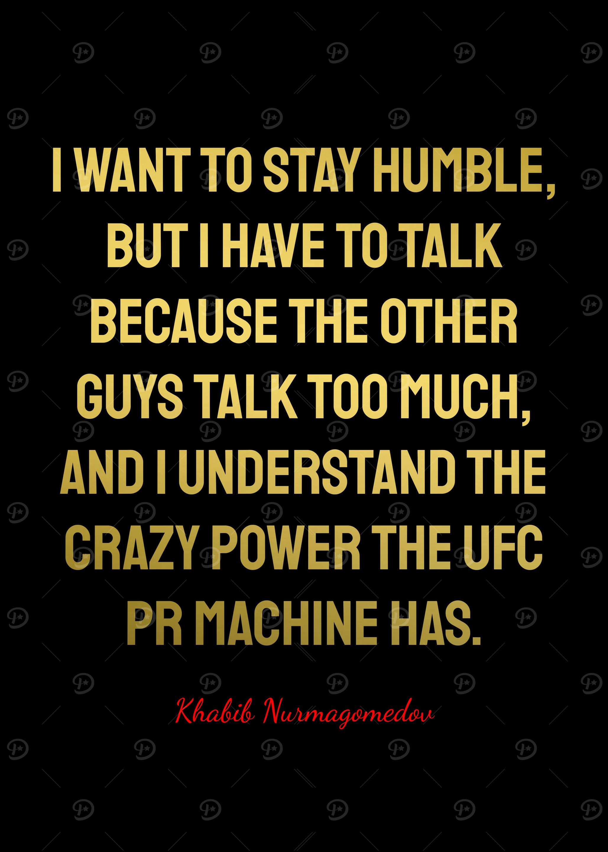 Khabib Nurmagomedov Quotes