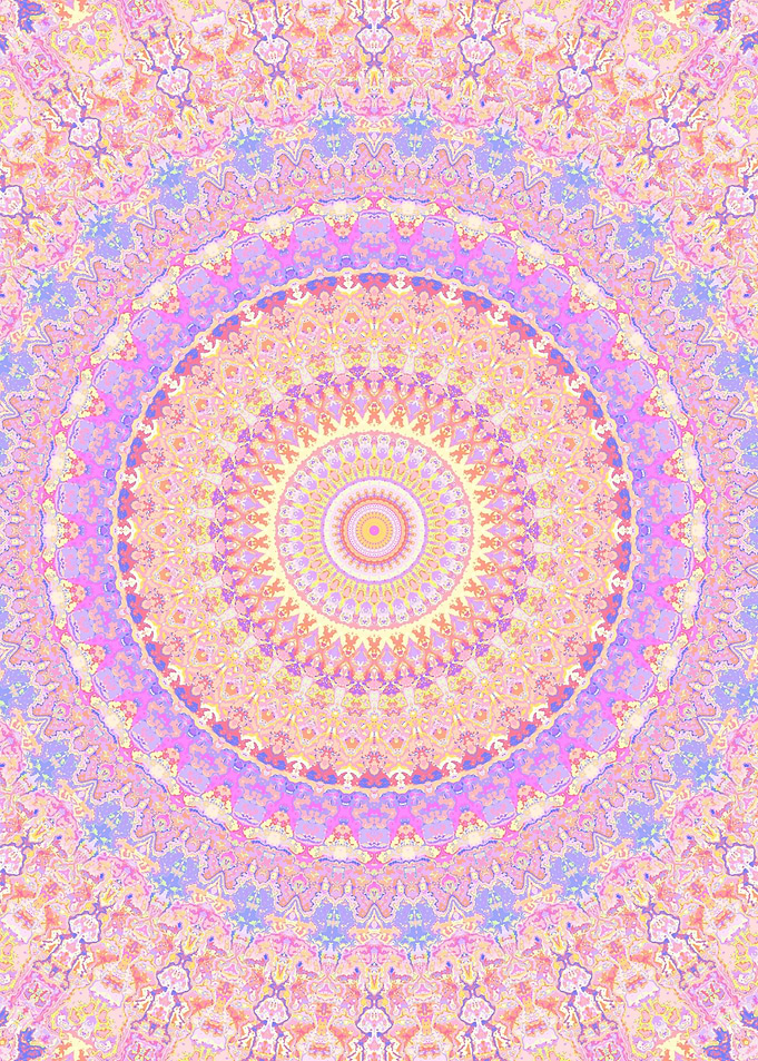 Psychedelic Vivid Mandala
