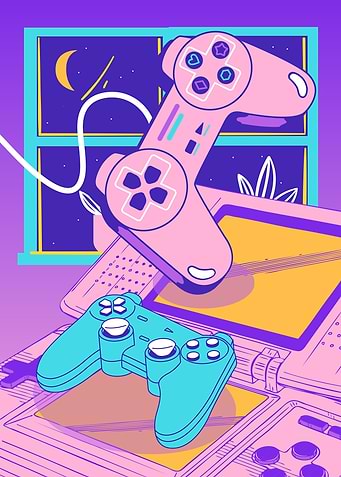 Joystick Gaming Pop Art