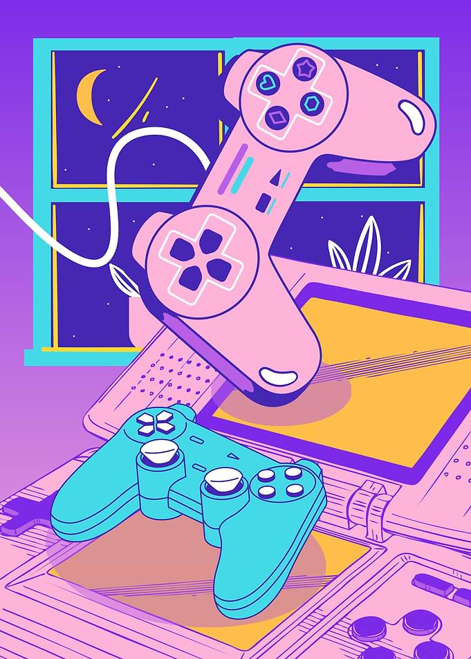 Joystick Gaming Pop Art