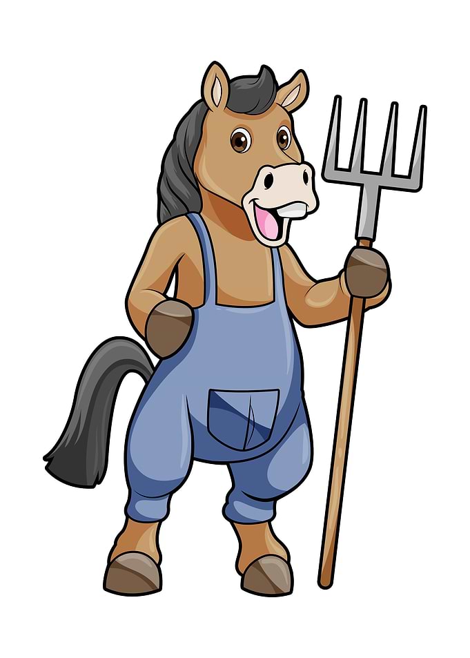 Horse Farmer Rake