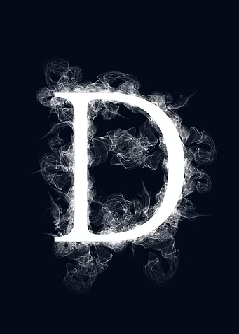 letter d smoke