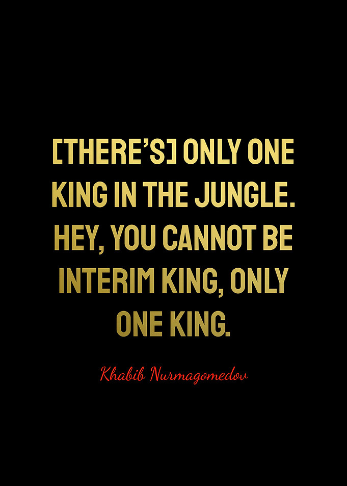 Khabib Nurmagomedov Quotes
