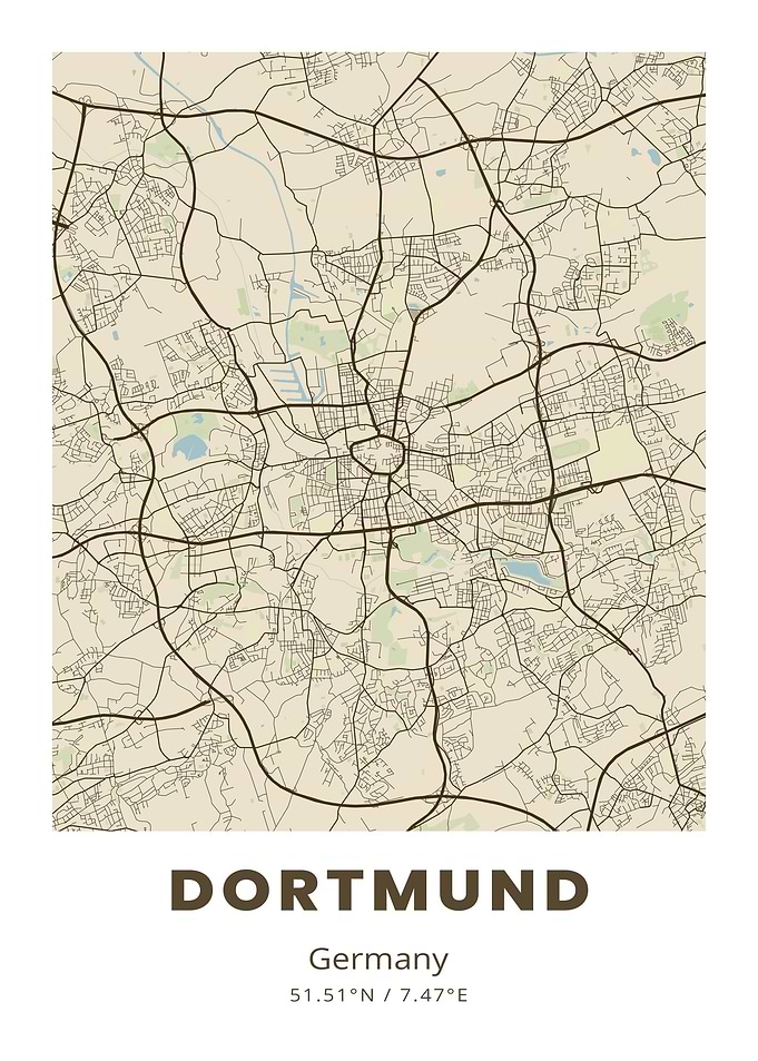Dortmund City Map